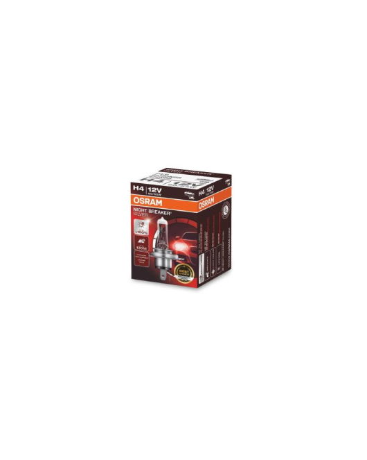 BEC 12V H4 60/55 W NIGHT BREAKER SILVER +100% OSRAM