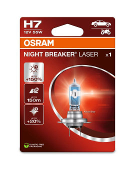 BEC 12V H7 55 W NIGHT BREAKER LASER NEXTGEN +150% BLISTER 1 BUC OSRAM