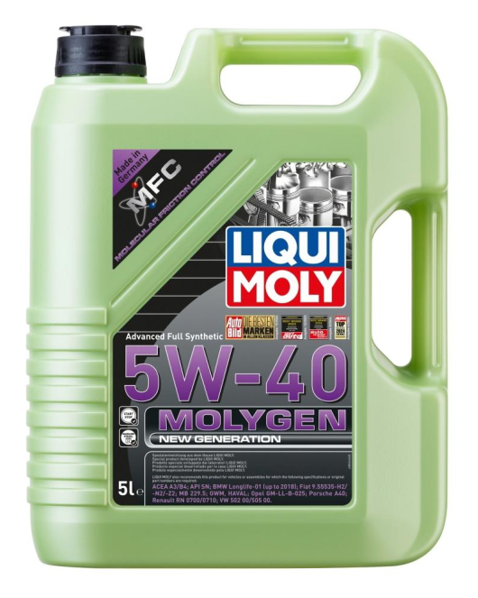 LIQUI MOLY MOLYGEN NEW GENERATION 5W-40- 5L