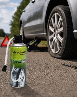 Spray umflat roata cu silicon reparat fisuri anvelopa