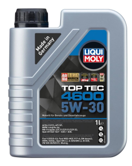 LIQUI MOLY TOP TEC 4600 5W-30- API SM/CF;OPEL DEXOS2- 1L