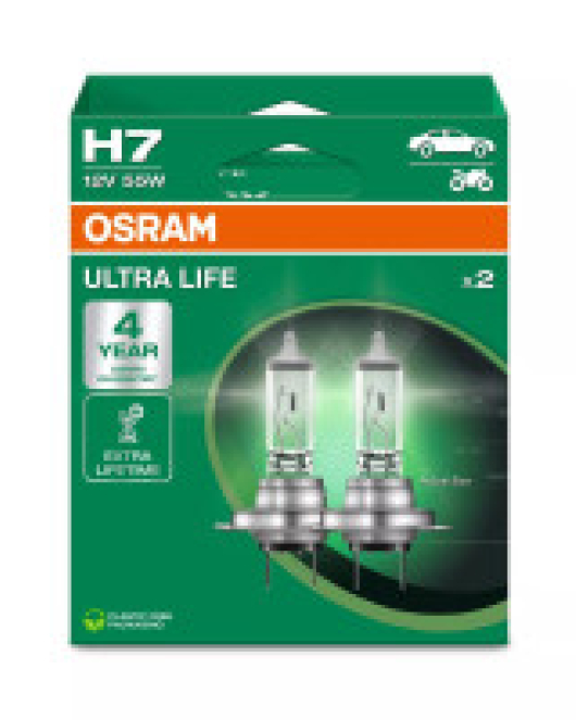 BEC OSRAM ULTRA LIFE H7 12V 55W SET 2 BUC