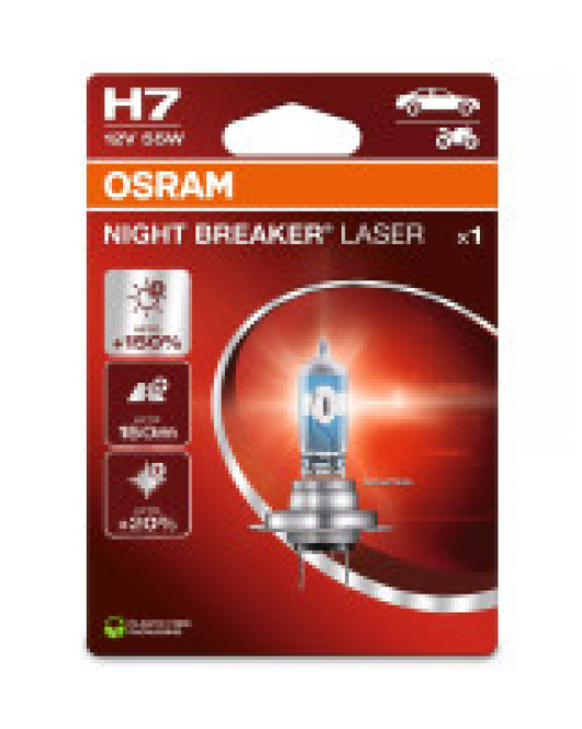 BEC OSRAM NIGHT BREAKER LASER NEXT GENERATION H7 12V 55W PX26D BLISTER